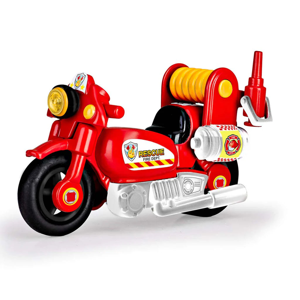 Moto De Bombero Mini Vehículo Pinypon