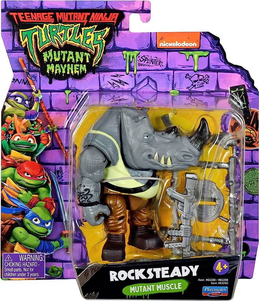 Rocksteady Tortugas Ninja Mayhem