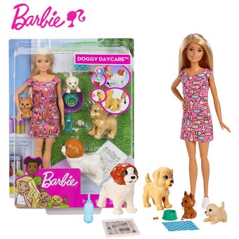 Barbie Guarderia De Perritos